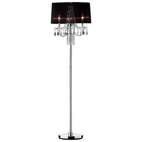  Raidmax OK Lighting Crystal Drop Floor Lamp, 59.75