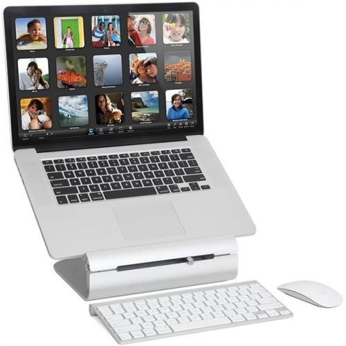  [아마존베스트]Rain Design iLevel2 Adjustable Height Laptop Stand (Patented), Angled Ergonomic Laptop Riser, Aluminum Computer Elevator for Office or Home Desk Setup, Compatible with MacBook Air