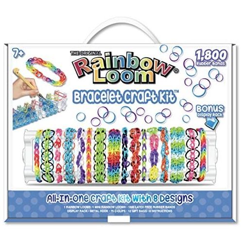  [아마존베스트]Rainbow Loom Bracelet Craft Kit