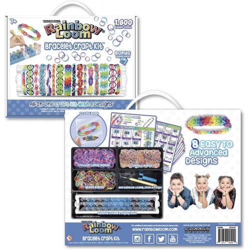  [아마존베스트]Rainbow Loom Bracelet Craft Kit