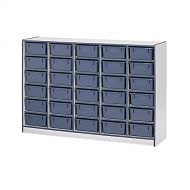 Rainbow accents Rainbow Accents 30 Shelf Storage Unit (w/o Tubs & w/Green Edge Band)