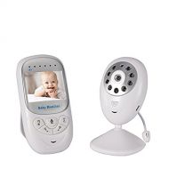 Rainbowlight Baby Monitor, Video Security Baby Monitor with Two-Way Talk, Temperature Monitoring, Built-in Lullabies