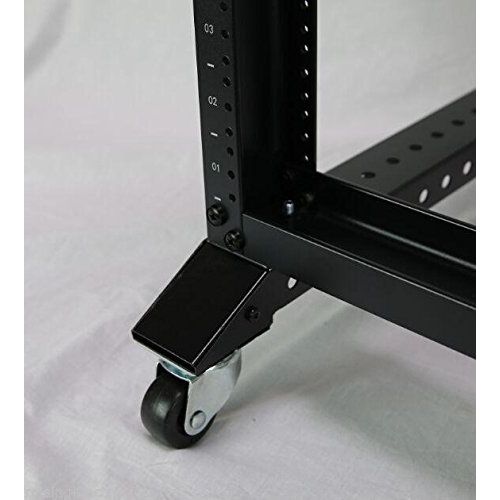  Raising Electronics Rising 28U 4.5FT 4 Post Open Frame 19 ServerAudio Rack 16 Deep