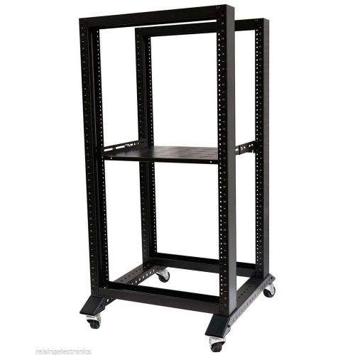  Raising Electronics Rising 28U 4.5FT 4 Post Open Frame 19 ServerAudio Rack 16 Deep