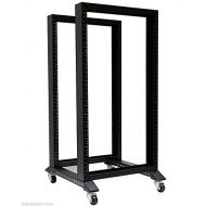 Raising Electronics Rising 20U 3FT 4 Post Open Frame 19 Data Network ServerAudio Rack 16 Deep