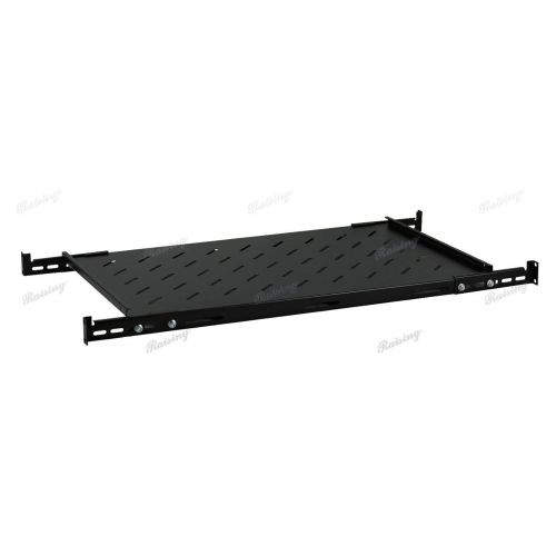  Raising Electronics Rising Rack Server Vented Shelf 19 Rack Mount 1U Adjustable from 24-30 Shelves