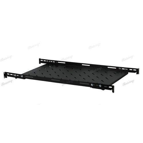  Raising Electronics Rising Rack Server Vented Shelf 19 Rack Mount 1U Adjustable from 24-30 Shelves