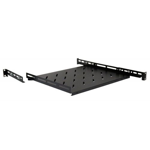  Raising Electronics Rising Rack Server Vented Shelf 19 Rack Mount 1U Adjustable from 24-30 Shelves