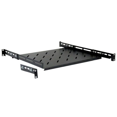  Raising Electronics Rising Rack Server Vented Shelf 19 Rack Mount 1U Adjustable from 24-30 Shelves