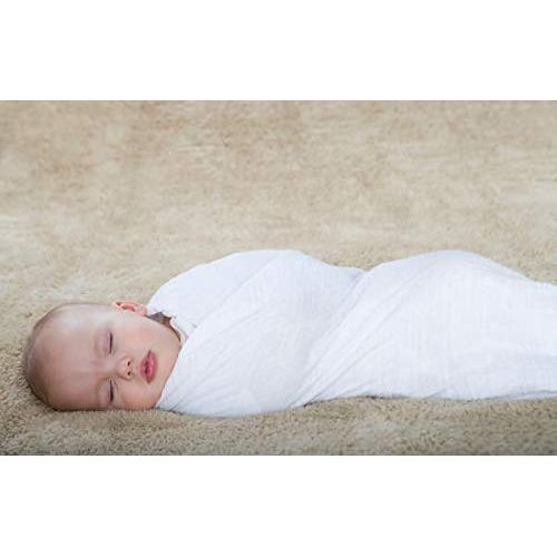  Rajlinen Swaddle Blanket for Babies, Micro Preemie, Perfect Shower Gift,Extremely Soft 100% Muslin...