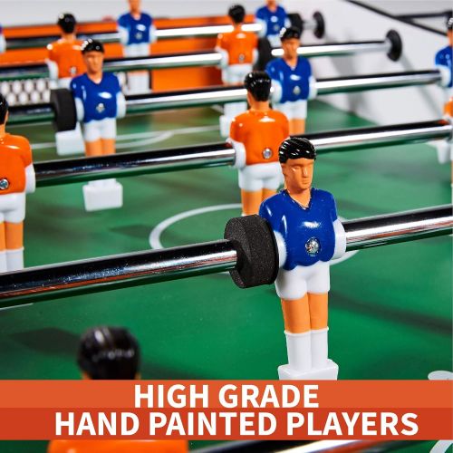  [아마존베스트]Rally and Roar Foosball Tabletop Games and Accessories, Mini Size - Fun, Portable, Foosball Soccer Tabletops Soccer - Recreational Hand Soccer for Game Rooms, Arcades, Bars, for Ad