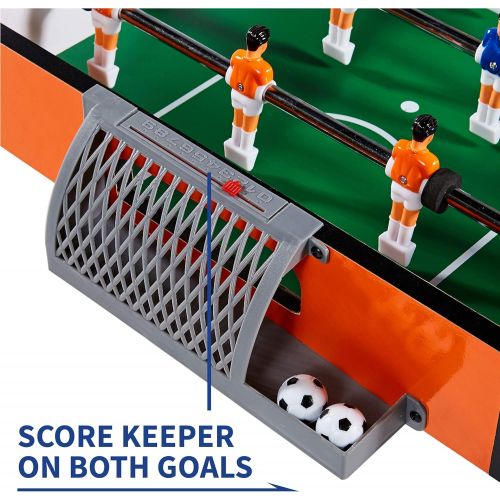  Rally and Roar Foosball Tabletop Games and Accessories, Mini Size - Fun, Portable, Foosball Soccer Tabletops Soccer