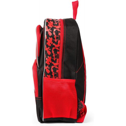  [아마존베스트]Ralme Pokemon, Groudon, Kyogre and Rayquaza Backpack School Bag, 16 Inch, Red