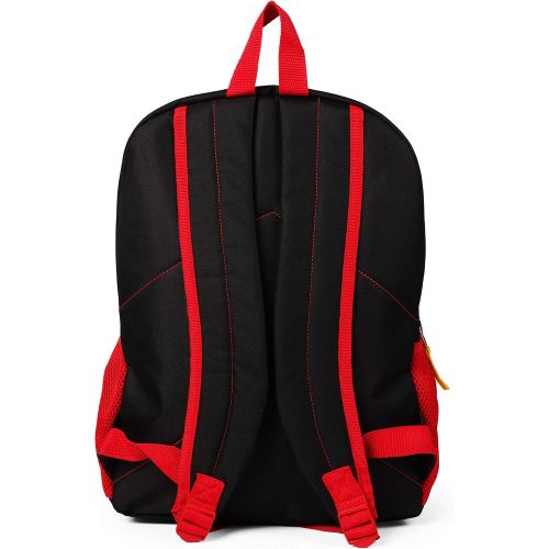  [아마존베스트]Ralme Pokemon, Groudon, Kyogre and Rayquaza Backpack School Bag, 16 Inch, Red