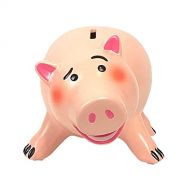 Ralme Disney Toy Story 4 Hamm Pig Piggy Bank for Kids Ceramic Coin Bank with Stopper