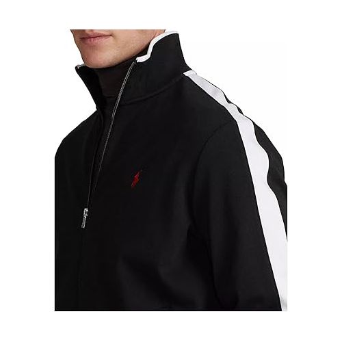  Polo Ralph Lauren Men's Interlock Track Jacket, Black, M