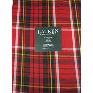 Ralph Lauren Gretchen Tartan Plaid Tablecloth Red 60 x 104