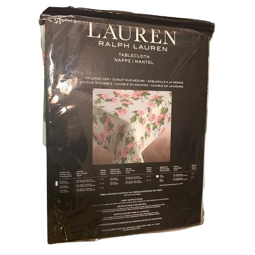  Ralph Lauren Spring/Summer Hydrangea Blossoms Blooms Tablecloth | 60 x 104 | 100% Cotton