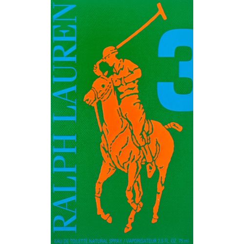  RALPH LAUREN The Big Pony Collection 3 by Ralph Lauren for Men Eau De Toilette Spray, 2.5 Ounce