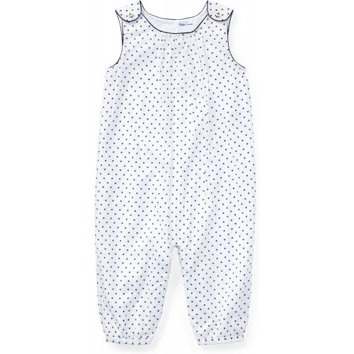  RALPH LAUREN Ralph Lauren Baby Girls` Polka Dot Cotton Coverall