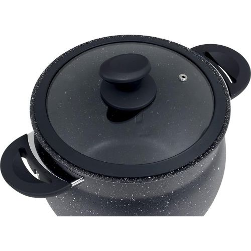  [아마존베스트]Ramadan24 Couscous Stainless Steel Steamer Couscous Pot Steamer Glass Lid Oriental