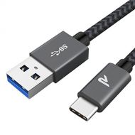 [아마존 핫딜]  [아마존핫딜]Rampow USB C Kabel, USB C Ladekabel, USB C Kabel auf USB 3.0 - Schnelles Aufladen und Synchronisation QC 3.0 - Aluminum USB Typ C Ladekabel Kompatibel fuer Samsung Galaxy, HTC und M