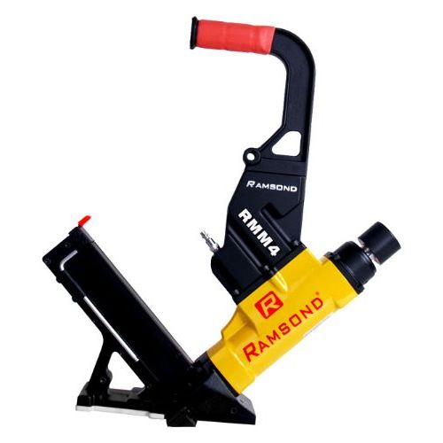  [아마존베스트]Ramsond RMM4 2-in-1 Air Hardwood Flooring Cleat Nailer and Stapler Gun