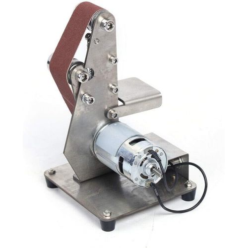  [아마존베스트]RanBB Mini Belt Sander, Multifunctional Polishing Grinding Machine Aluminum Alloy DIY Cutter Edges Sharpener (775 motor)