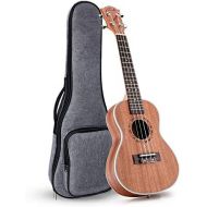 Ranch Left handed Concert Ukulele 23 inch Professional Wooden ukelele Instrument with Padded Gig Bag