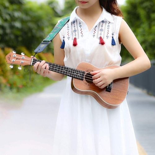  [아마존베스트]Ranch Left handed Concert Ukulele 23 inch Professional Wooden ukelele Instrument with Padded Gig Bag