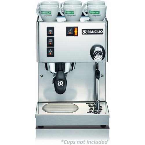  Rancilio Silvia Espresso Machinet,0.3 liters, with Iron Frame and Stainless Steel Side Panels, 11.4 by 13.4-Inch