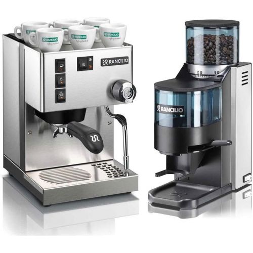  [아마존베스트]Rancilio Silvia M V6 and Rocky Bar Combo (Stainless Steel, Doser)