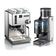 [아마존베스트]Rancilio Silvia M V6 and Rocky Bar Combo (Stainless Steel, Doser)