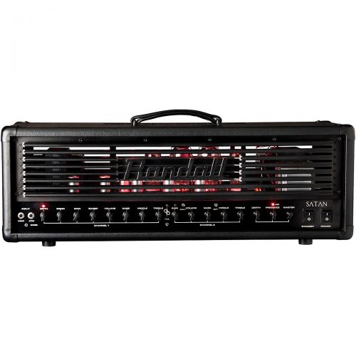  Randall},description:The Randall Ola Englund Satan 120W all-tube head was designed by legendary tone-maker Mike Fortin to accommodate Englunds spine-crushing high-gain sound requir