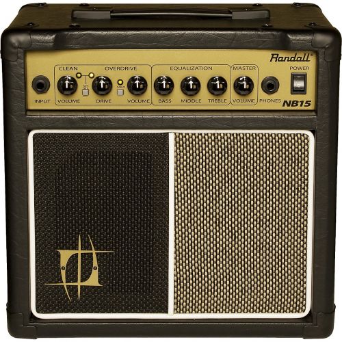  Randall},description:The 15W Randall Nuno Bettencourt Signature NB15 1x6.5 Guitar Combo Amp is great for practice. Clean and Overdrive channels can be selected with a simple push o