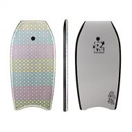 Random 37 inch and 41 inch High Performance Bodyboard Lightweight with EPS core(Rainbow and Color dots