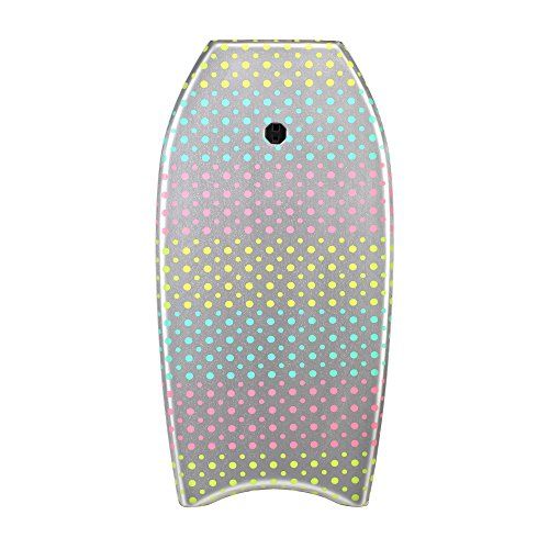  Random 37 inch and 41 inch High Performance Bodyboard Lightweight with EPS core(Rainbow and Color dots