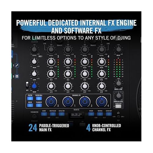  RANE FOUR Advanced 4 Channel Stems DJ Controller - 8.5