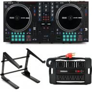 Rane One 2-channel Motorized DJ Controller with Laptop Stand and Power Block