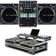 Rane Seventy 2-channel DJ Mixer and Dual Twelve MKII Turntable Controller Bundle with Coffin Case