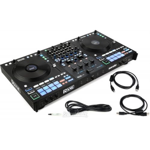  Rane Four 4-channel DJ Controller with Decksaver