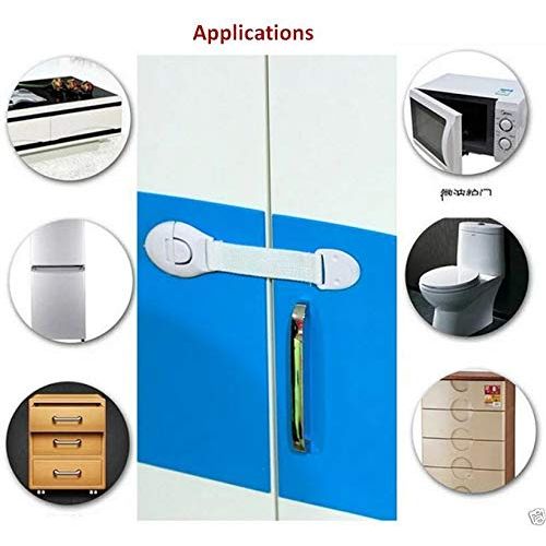  Rantepao 20 PCS NEW BABY CHILD SAFETY LOCK LATCH FOR CABINET, DRAWER, FRIDGE