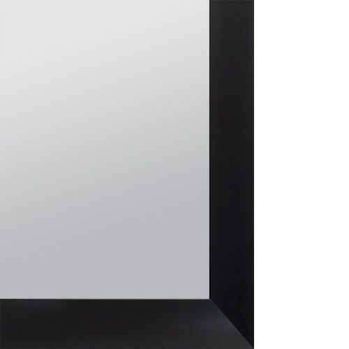  Raphael Rozen , Modern Hanging Framed Wall Mounted Aluminum Metal Mirror (Jet Black, 30x40)