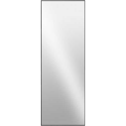  Raphael Rozen - Modern Hanging Framed Wall Mounted Metal Mirror, (60x20, Black)