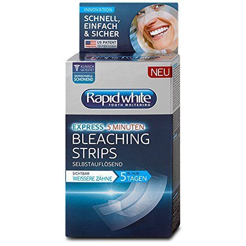  Rapid White Express Bleaching Strips for teeth whitening 14 pcs Made in Germany