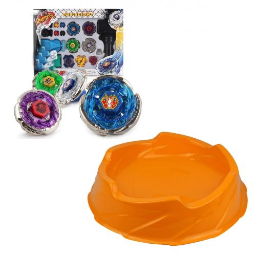  Beyblade Toy Set 4D Top Flight Rapidity Metal Fusion Fight String Launcher Grip