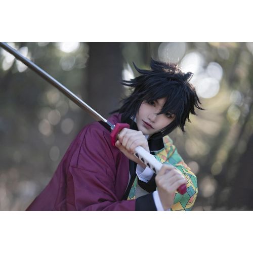  할로윈 용품Rarashik Cloak Kamado Tanjirou Tomioka Giyuu Kochou Shinobu Kimono Outfit set Cosplay Halloween Costume