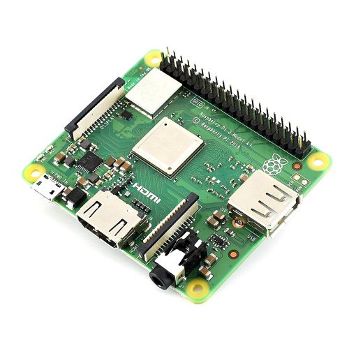  CQRobot Raspberry Pi 3 Model A+, 1.4GHz 64-bit Quad-core ARM Cortex-A53 CPU, Dual-band 2.4 GHz, 5 GHz Wireless LAN, Bluetooth 4.2BLE, 512MB LPDDR2 SDRAM, Extended 40-pin GPIO Header, Smal