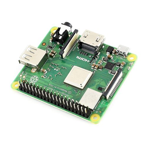  CQRobot Raspberry Pi 3 Model A+, 1.4GHz 64-bit Quad-core ARM Cortex-A53 CPU, Dual-band 2.4 GHz, 5 GHz Wireless LAN, Bluetooth 4.2BLE, 512MB LPDDR2 SDRAM, Extended 40-pin GPIO Header, Smal