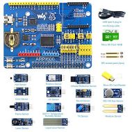 CQRobot Raspberry Pi DIY Open Source Electronic Hardware Kits(CQ-D), Compatible with Raspberry Pi A+B+2B3B, Supports Arduino, Includes Expansion Board ARPI600+Color Sensor+Flame Sensor+